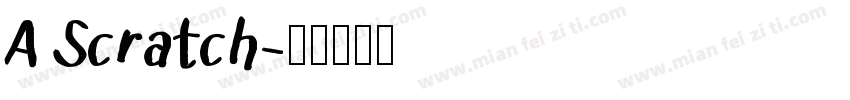 A Scratch字体转换